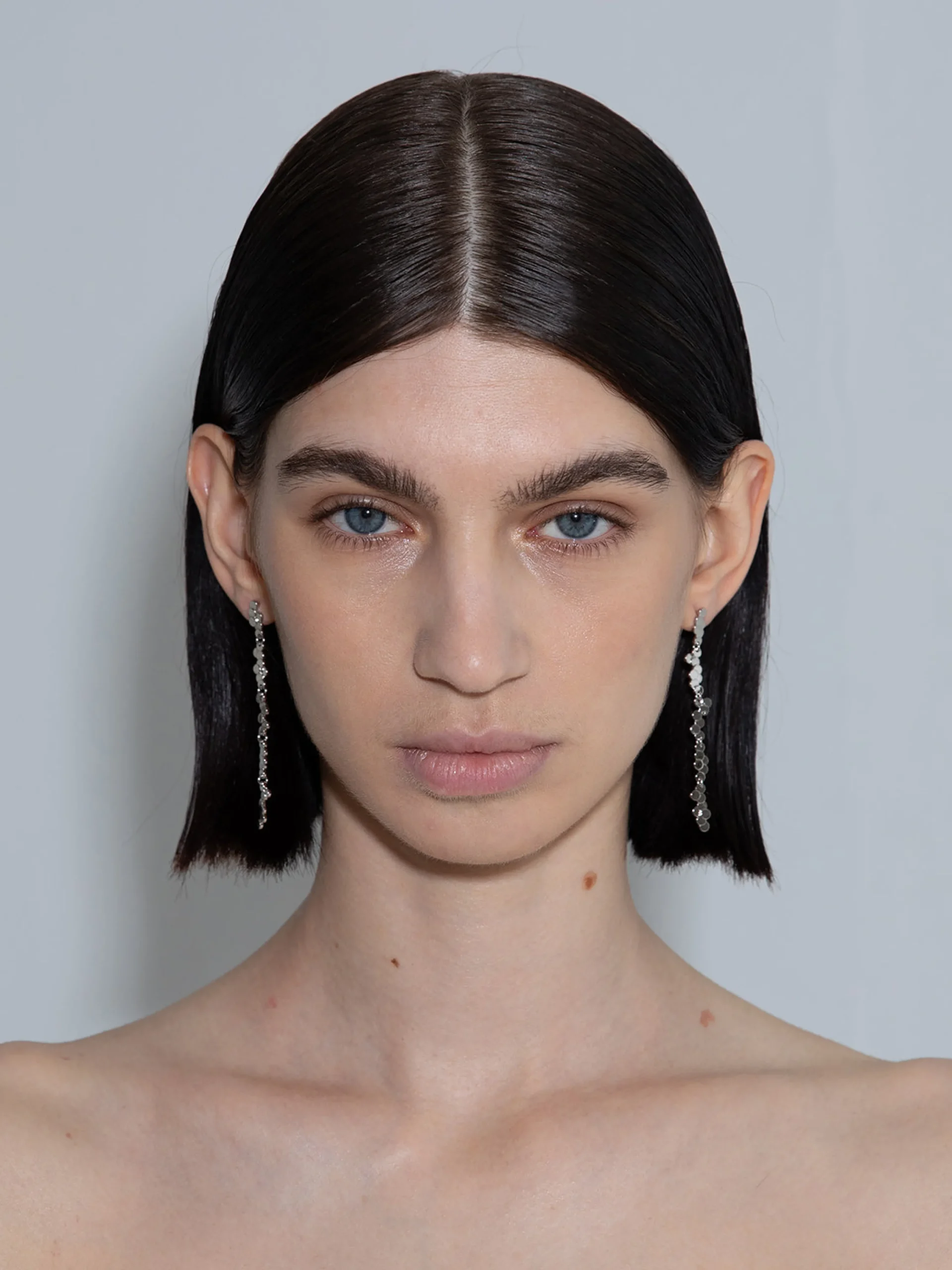 Neva Palladium-Plated Drop Earrings