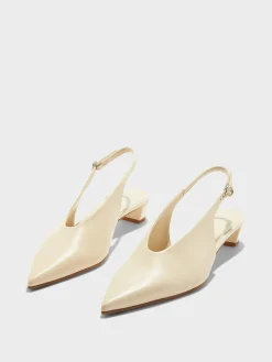 Oti Leather Slingback Pumps