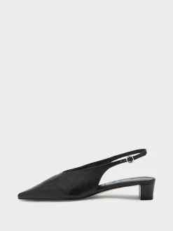 Oti Leather Slingback Pumps