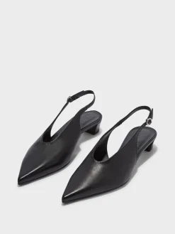 Oti Leather Slingback Pumps