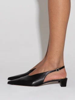Oti Leather Slingback Pumps