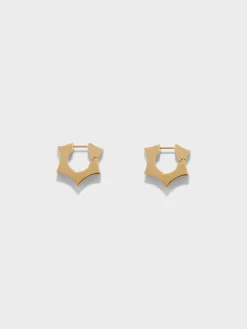 Parker 18kt Gold-Plated Hoop Earrings