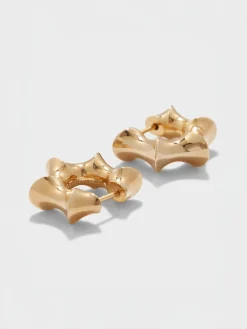 Phoenix 18kt Gold-Plated Hoop Earrings