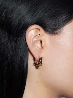 Phoenix 18kt Gold-Plated Hoop Earrings