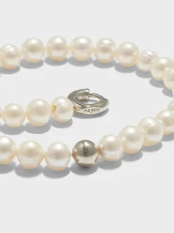 Sarin Pearl and Palladium-Plated Necklace