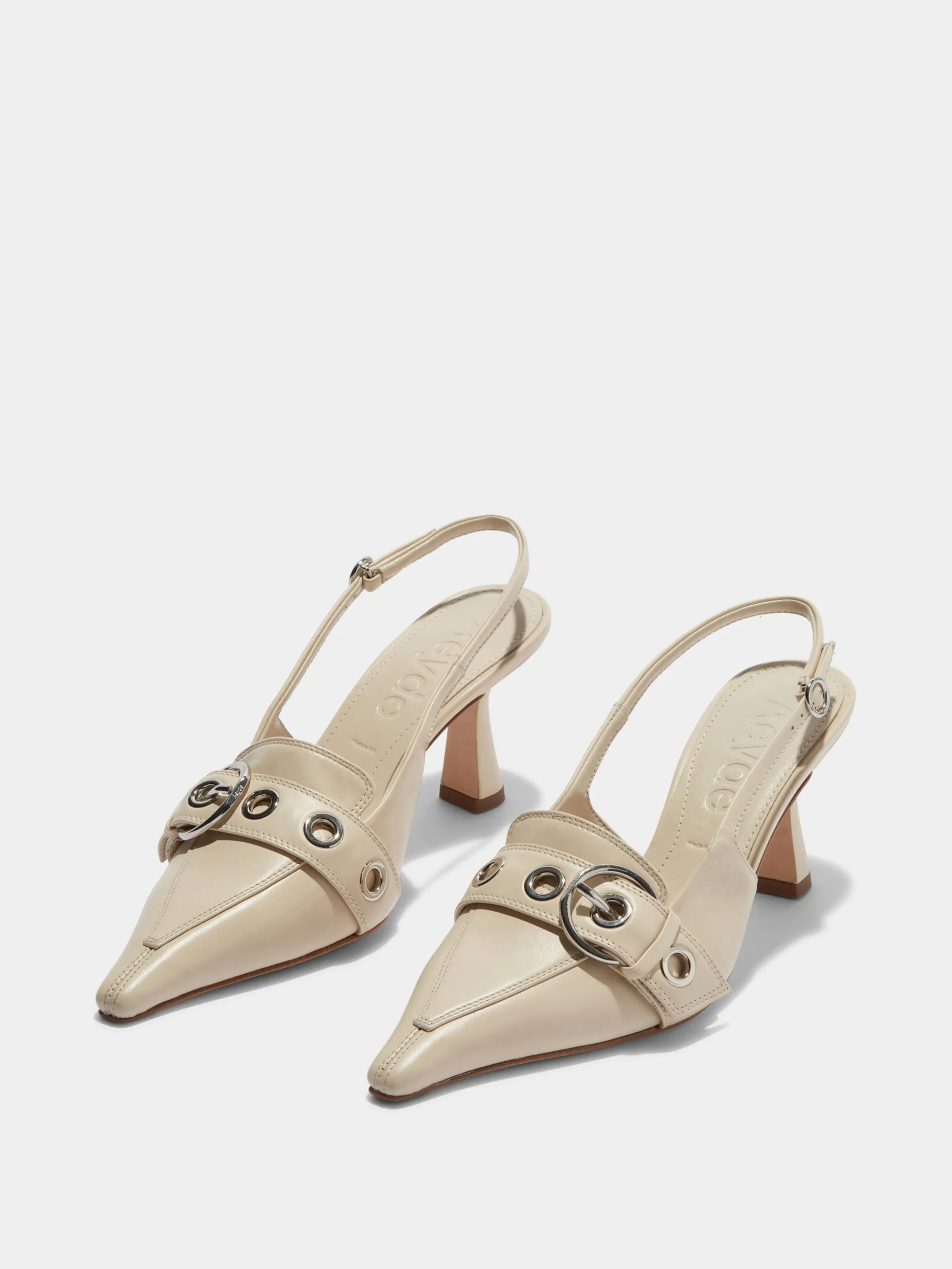 Tara Leather Slingback Pumps
