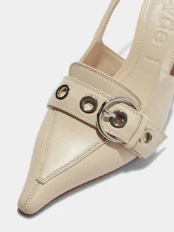 Tara Leather Slingback Pumps