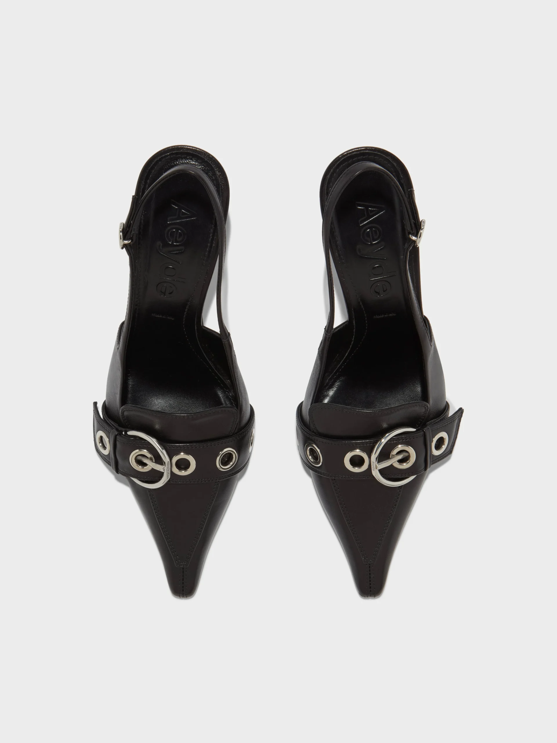 Tara Leather Slingback Pumps