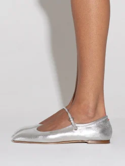 Uma Leather Mary-Jane Flats