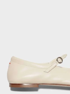 Uma Leather Mary-Jane Flats