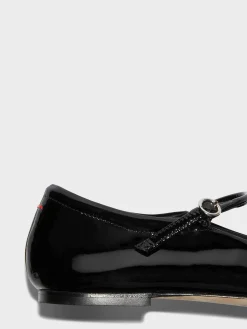 Uma Leather Mary-Jane Flats