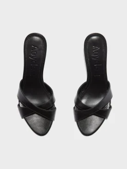 Vero Leather Mules