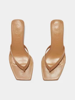 Wilma Leather Thong Sandals