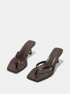 Wilma Leather Thong Sandals